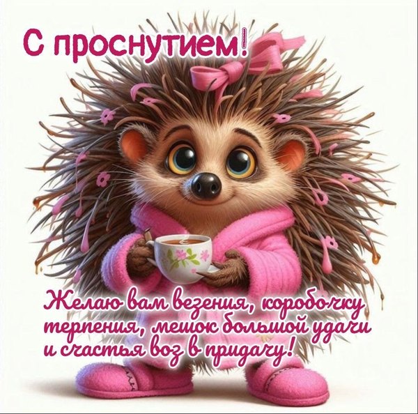 Изображение №23 1080x1069 «С проснутием!» из коллекции «Открытки «С Добрым Утром!»»