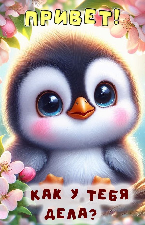 Изображение №37 659x1024 «Привет! Как у тебя дела?» из коллекции «Открытки «Привет!»»