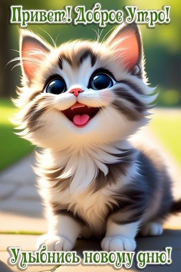 Изображение №4 512x768 «Привет! Доброе утро! Улыбнись новому дню!» из коллекции «Открытки «Привет!»»