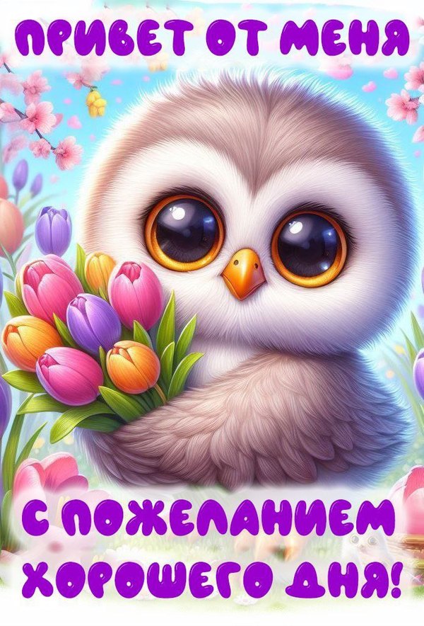 Изображение №31 695x1024 «Привет от меня! С пожеланием хорошего дня!» из коллекции «Открытки «Привет!»»