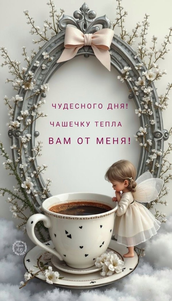 Изображение №8 736x1285 «Чудесного дня! Чашечку тепла вам от меня!» из коллекции «Открытки «Хорошего дня!»»