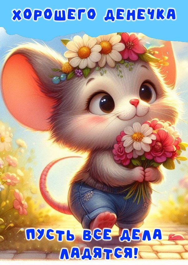 Изображение №104 730x1024 «Пусть все дела ладятся! Хорошего денечка!» из коллекции «Открытки «Хорошего дня!»»