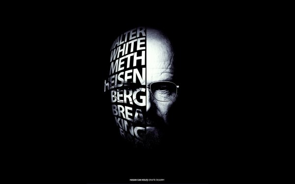 Изображение №32 3840x2400 «Breaking bad, Typography 4k» из коллекции «Чёрно-белые Обои 4k»