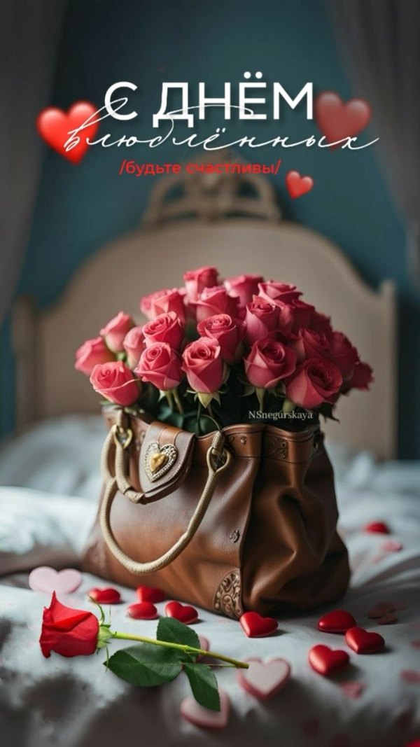 Изображение №37 720x1280 «Открытка С Днём Влюблённых! Будьте счастливы!» из коллекции «Открытки на 14 февраля С Днём Святого Валентина!»