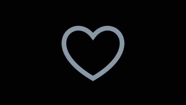 Изображение №49 3840x2160 «Сердце на чёрном фоне, минимализм 4k» из коллекции «Обои Сердце, Сердечки»