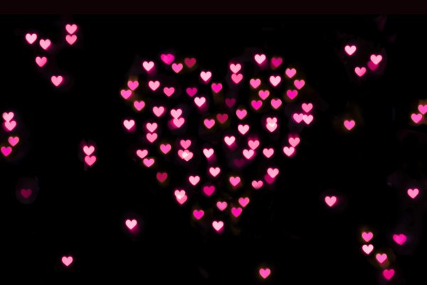 Изображение №26 5096x3398 «Сердце из сердец, чёрный фон» из коллекции «Обои Сердце, Сердечки»