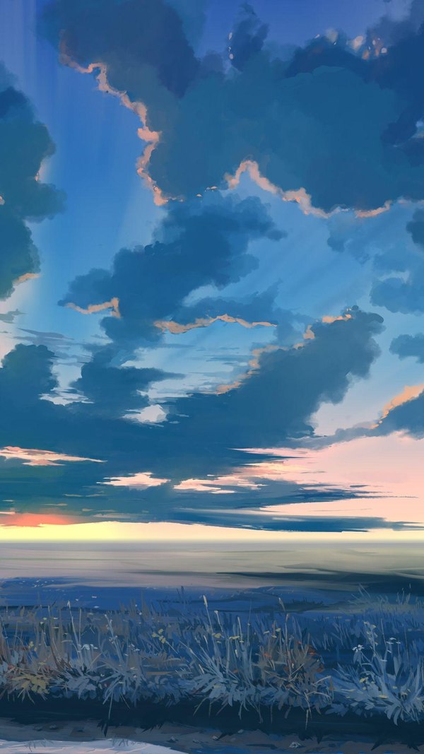 Изображение №45 1080x1920  из коллекции «Обои Аниме Природа»