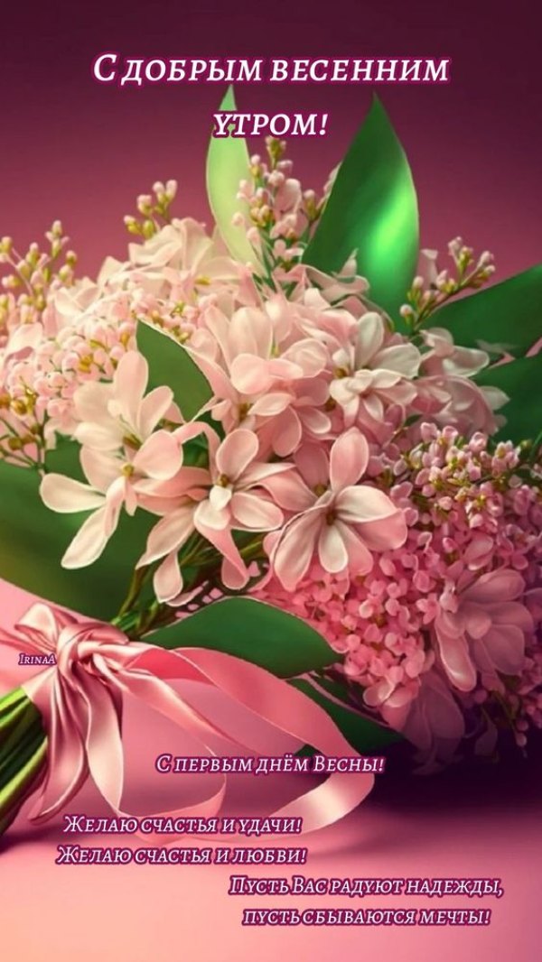 Изображение №52 564x1002 «Красивая открытка "С добрым весенним утром!"» из коллекции «Открытки «С добрым весенним утром!»»