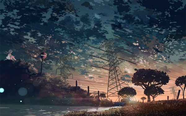 Изображение №15 1920x1200 «Красивый аниме пейзаж» из коллекции «Обои Аниме Природа»