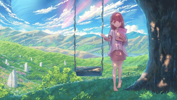 Изображение №47 1920x1080 «Аниме девушка, качеля, природа, Shelter Full HD» из коллекции «Обои Аниме Природа»