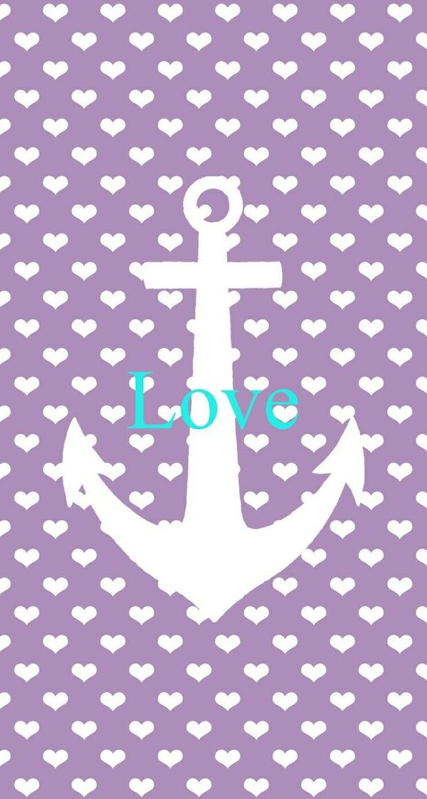 Изображение №34 736x1377 «Сердечки, якорь, любовь, love» из коллекции «Обои Сердце, Сердечки»