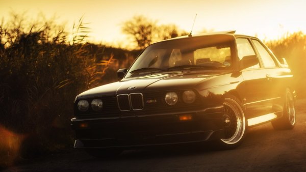 Изображение №13 1920x1080 «Закат, черный BMW M3 E30» из коллекции «Обои Чёрный БМВ (BMW)»