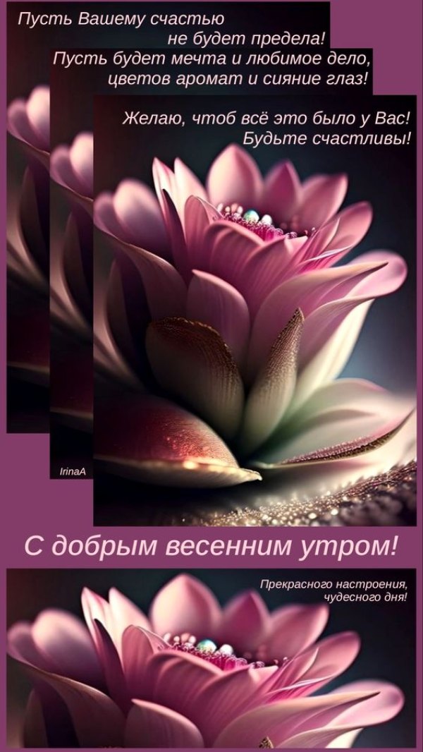 Изображение №68 564x1002 из коллекции «Открытки «С добрым весенним утром!»»