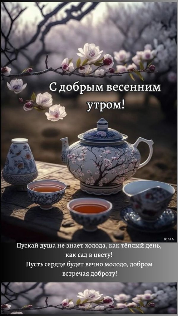 Изображение №32 564x1002 из коллекции «Открытки «С добрым весенним утром!»»