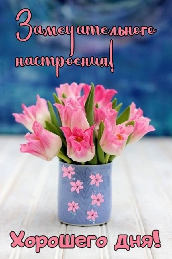 Изображение №59 500x750 «Замечательного настроения! Хорошего дня!» из коллекции «Весенние открытки «Хорошего доброго дня!»»