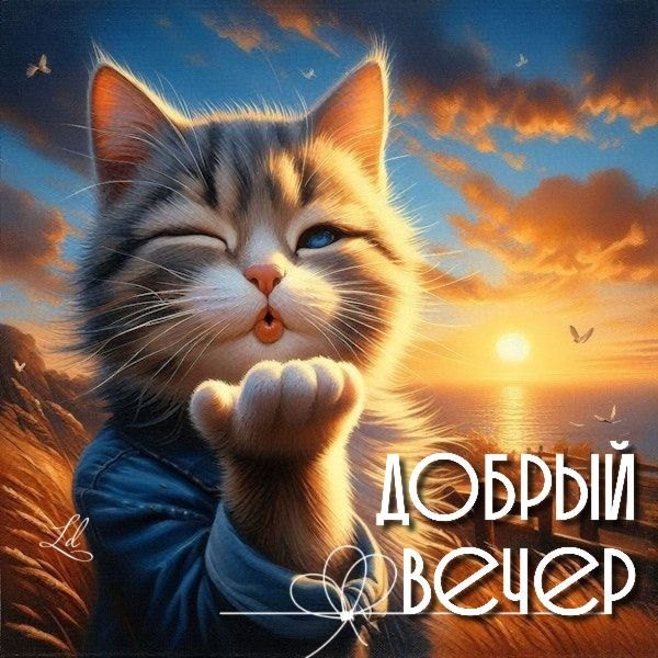 Изображение №20 600x600  из коллекции «Открытки «Хорошего доброго вечера!»»