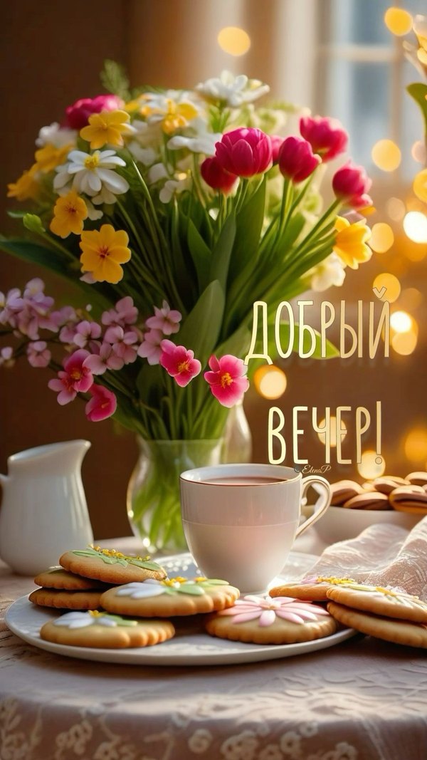 Изображение №16 1080x1920 «Добрый вечер!» из коллекции «Открытки «Хорошего доброго вечера!»»