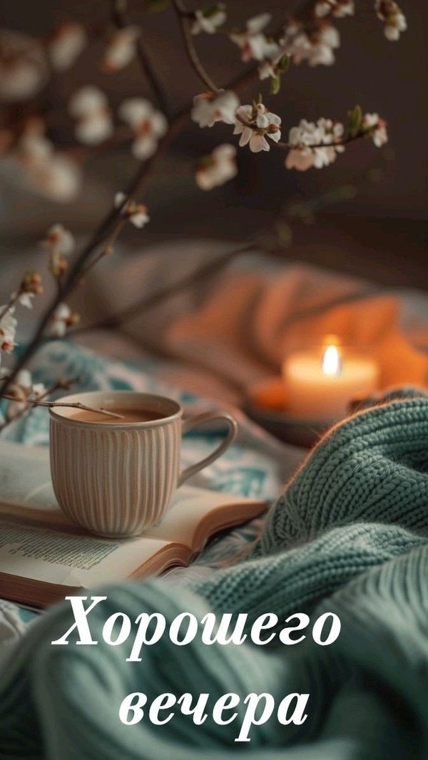 Изображение №34 673x1196  из коллекции «Открытки «Хорошего доброго вечера!»»
