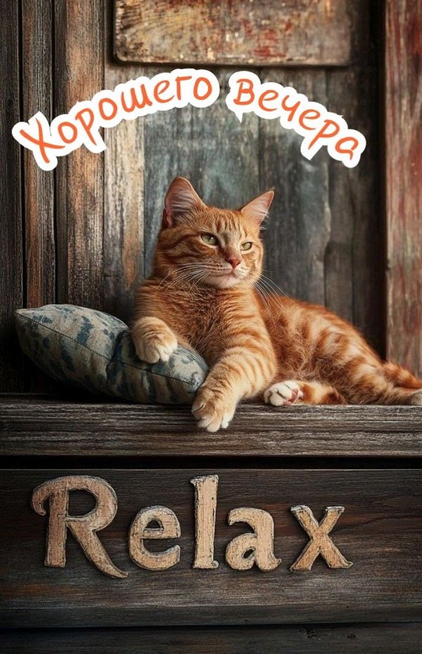 Изображение №37 710x1100  из коллекции «Открытки «Хорошего доброго вечера!»»