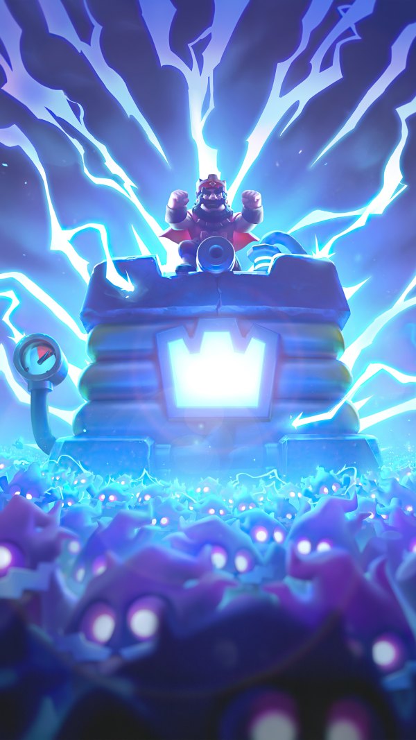 Изображение №14 1440x2560 «Shocktoberkeyart Clash Royale» из коллекции «Обои Клеш Рояль (Clash Royale)»