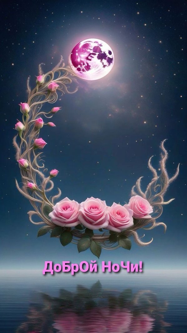 Изображение №27 736x1308 из коллекции «Весенние открытки «Спокойной доброй ночи!»»