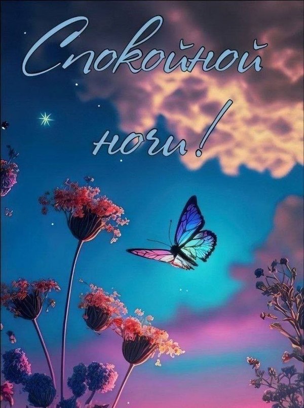 Изображение №51 736x987 из коллекции «Весенние открытки «Спокойной доброй ночи!»»