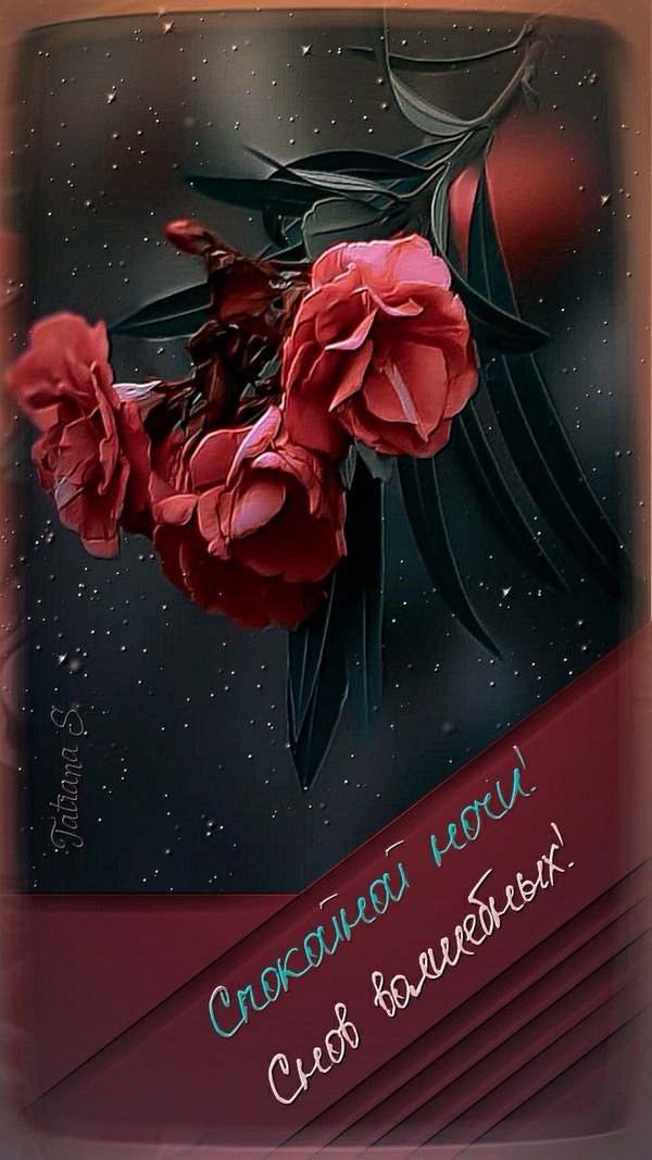 Изображение №36 720x1280 «Спокойной ночи! Снов волшебных!» из коллекции «Весенние открытки «Спокойной доброй ночи!»»