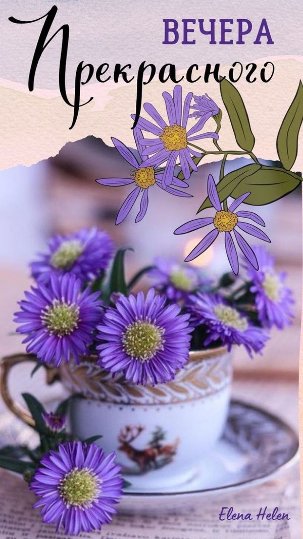 Изображение №24 720x1280 «Открытка Вечера прекрасного!» из коллекции «Весенние открытки «Хорошего доброго вечера!»»