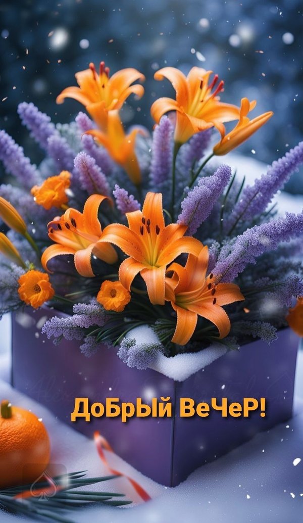 Изображение №60 736x1270  из коллекции «Весенние открытки «Хорошего доброго вечера!»»