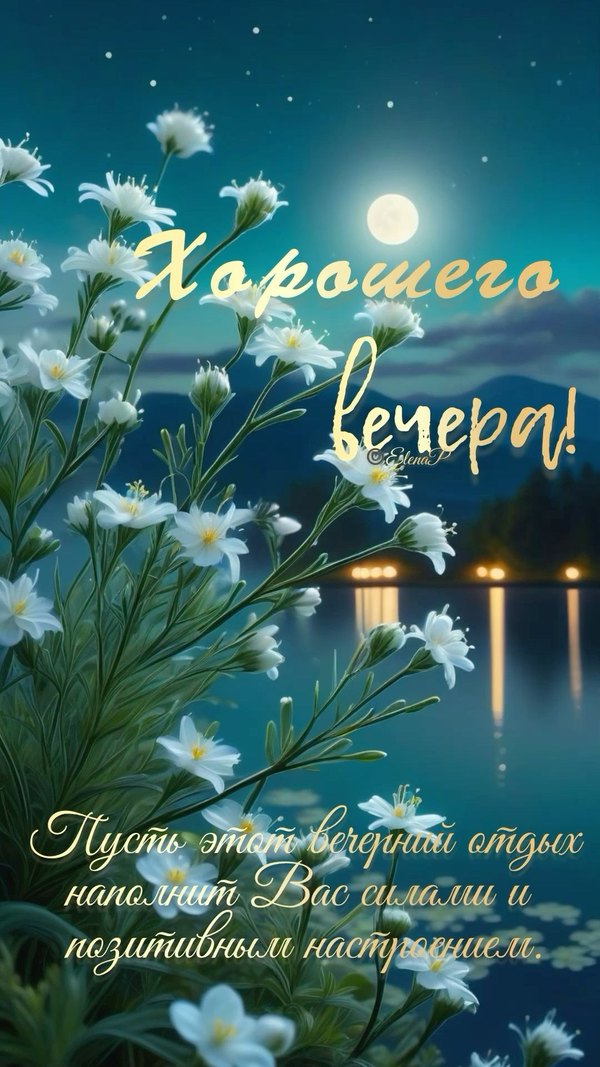 Изображение №15 1080x1920  из коллекции «Весенние открытки «Хорошего доброго вечера!»»