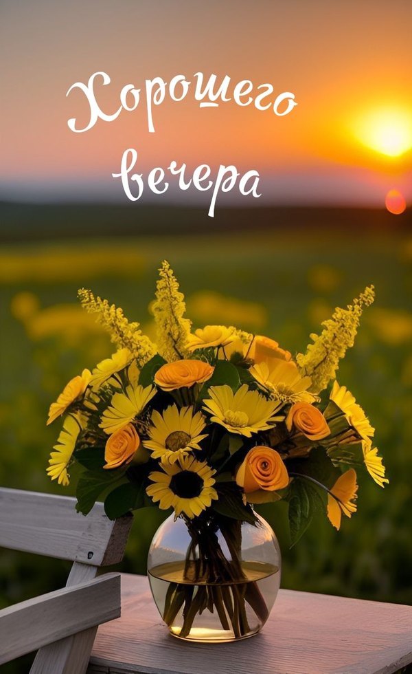 Изображение №62 736x1202  из коллекции «Весенние открытки «Хорошего доброго вечера!»»