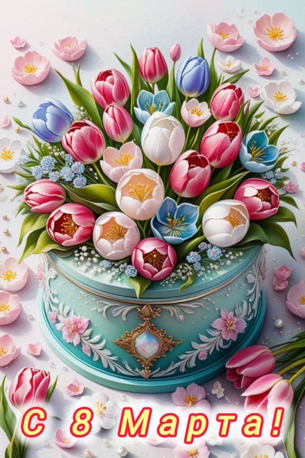 Изображение №46 736x1104 «Красивая открытка С 8 марта!» из коллекции «Красивые открытки «С 8 марта!»»