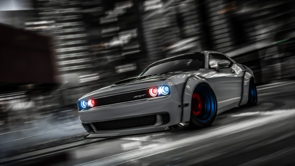 Изображение №71 3840x2160 «Дрифт Додж Челленджер, Dodge Challenger GTA V» из коллекции «Обои ГТА 5, GTA 5, Grand Theft Auto V»