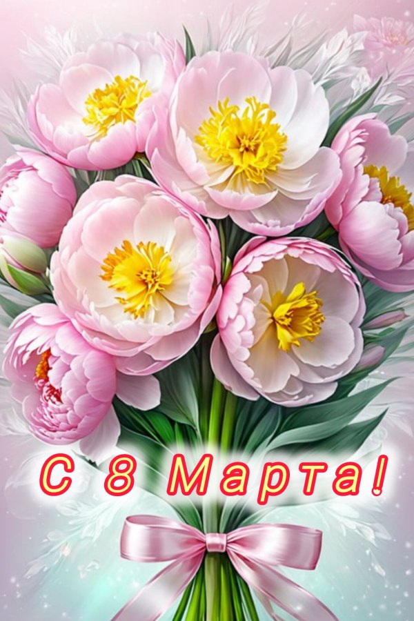 Изображение №34 1280x1920 «Букет цветов С 8 марта открытка» из коллекции «Красивые открытки «С 8 марта!»»