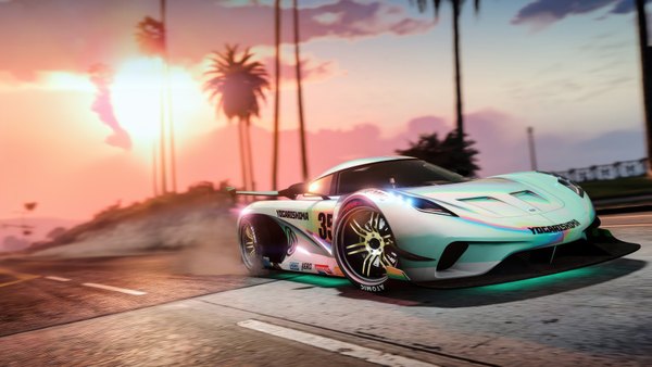 Изображение №36 3840x2160 «Спорткар ГТА 5, пейзаж» из коллекции «Обои ГТА 5, GTA 5, Grand Theft Auto V»