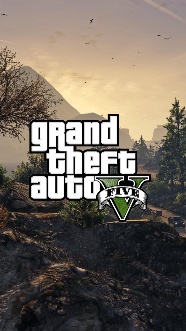 Изображение №4 1080x1920 «Логотип ГТА 5, GTA V Logo» из коллекции «Обои ГТА 5, GTA 5, Grand Theft Auto V»