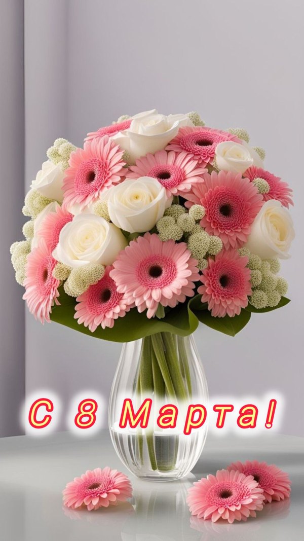 Изображение №14 1080x1920  из коллекции «Красивые открытки «С 8 марта!»»