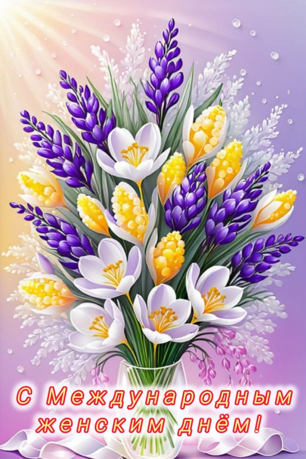 Изображение №48 1280x1920 «С международным женским днем!» из коллекции «Красивые открытки «С 8 марта!»»