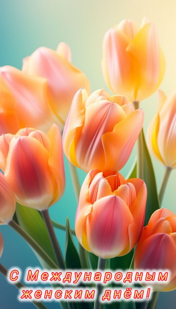 Изображение №11 1097x1920  из коллекции «Красивые открытки «С 8 марта!»»