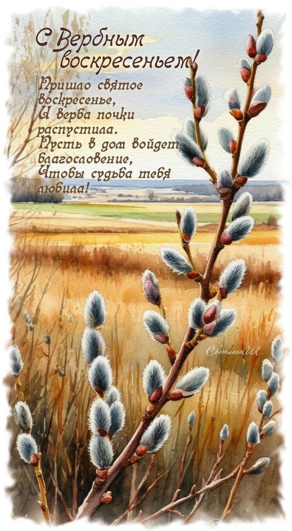 Изображение №22 813x1476  из коллекции «Открытки на Вербное Воскресенье»