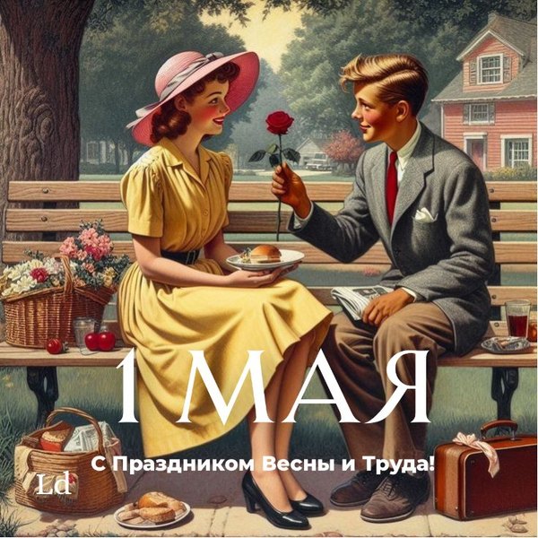 Изображение №17 736x736 «Открытка 1 мая С Праздником Весны и Труда!» из коллекции «Открытки на 1 Мая»