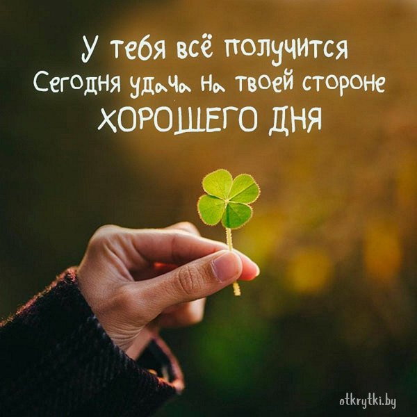 Изображение №70 1080x1080 «Откртыка У тебя всё получится!» из коллекции «Летние открытки «Хорошего доброго дня!»»
