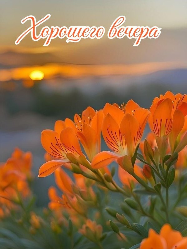 Изображение №34 736x981  из коллекции «Летние открытки «Хорошего доброго вечера!»»