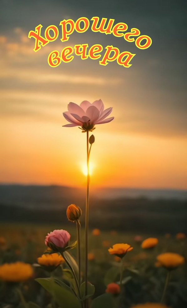 Изображение №91 1080x1772  из коллекции «Летние открытки «Хорошего доброго вечера!»»