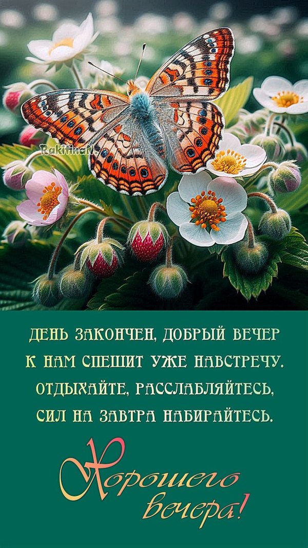 Изображение №17 804x1428  из коллекции «Летние открытки «Хорошего доброго вечера!»»