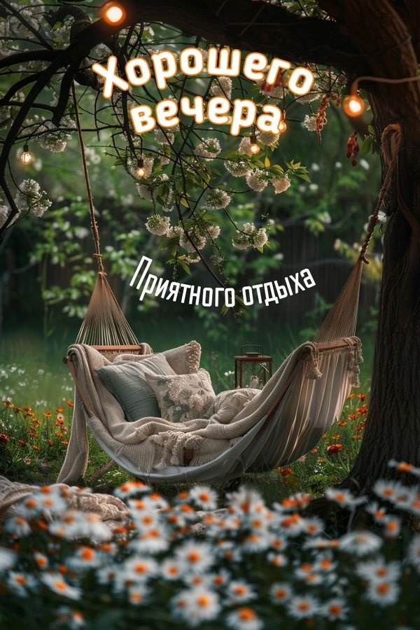 Изображение №43 736x1104 «Открытка Хорошего вечера и приятного отдыха!» из коллекции «Летние открытки «Хорошего доброго вечера!»»