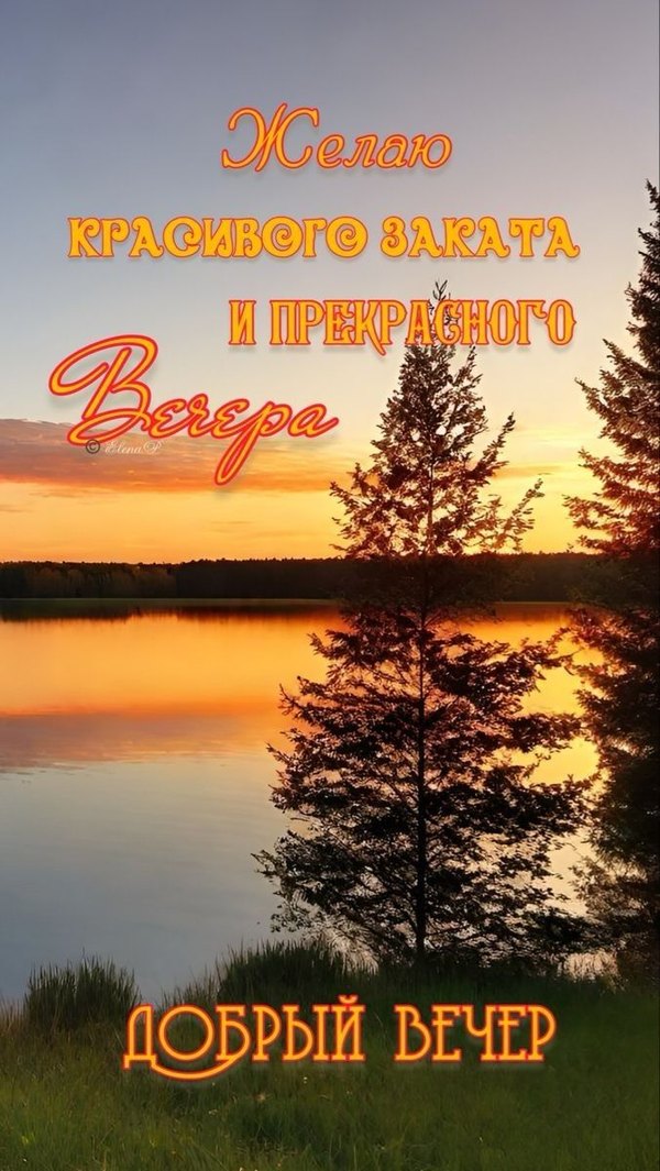 Изображение №65 676x1200 «Желаю красивого заката и прекрасного вечера!» из коллекции «Летние открытки «Хорошего доброго вечера!»»