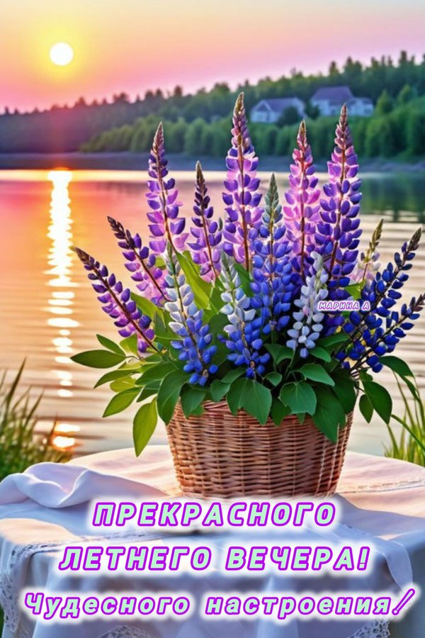 Изображение №12 1200x1800 «Открытка Прекрасного летнего вечера!» из коллекции «Летние открытки «Хорошего доброго вечера!»»