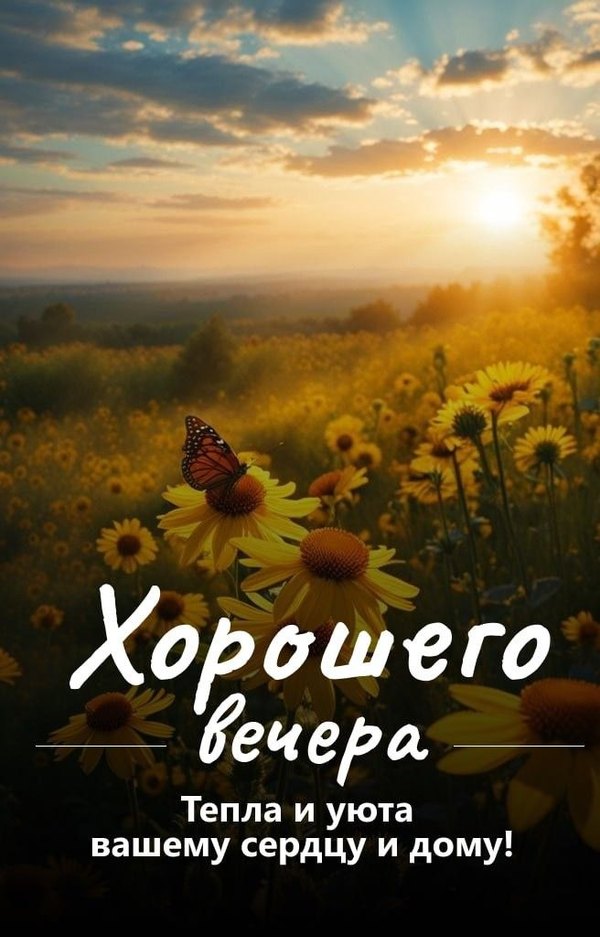 Изображение №72 656x1024  из коллекции «Летние открытки «Хорошего доброго вечера!»»