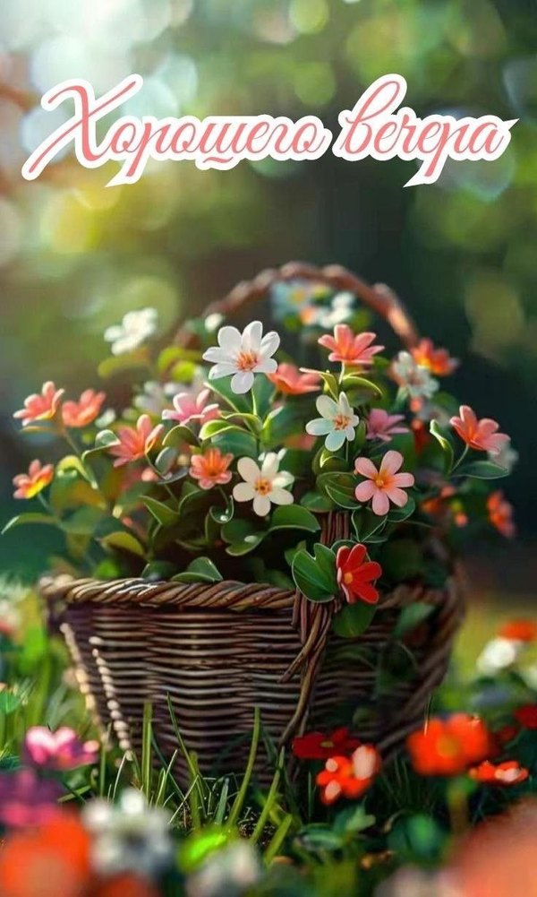 Изображение №75 736x1228  из коллекции «Летние открытки «Хорошего доброго вечера!»»